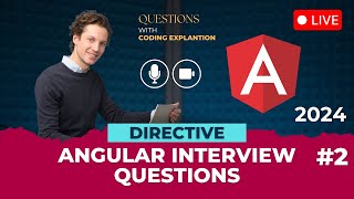 Angular Interview Questions and Answers 2024  Angular 17  Part 2 [upl. by Ortrude]