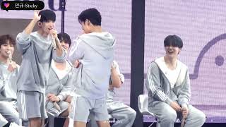 240723 세븐틴 캐럿랜드 안 어울리는 노래 챌린지정한 디에잇 버논 준 민규 우지 [upl. by Iel724]