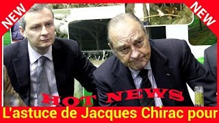 L’astuce de Jacques Chirac pour ne pas être ivre au Salon de l’agriculture [upl. by Kcirredal]