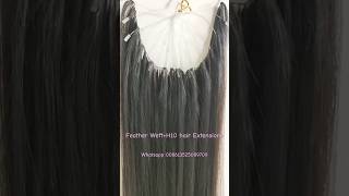 Feather WeftH10 Hair Extension wefthairextensionsfeatherhaircuthairextensionsalonhairextensions [upl. by Eimma]