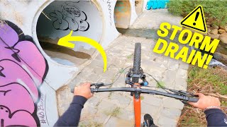 Riding INSANE street spots on my Marin Rift Zone 1 [upl. by Berger350]