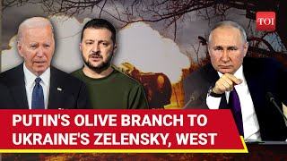 Putins Mega Offer To Ukraine amp Zelensky Will End War Remove Troops If  Russias 5 Demands [upl. by Hooge]