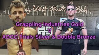 5050 Rolling round Grappling Industries Gold medalist v ADCC Trials Silver amp Double Bronze [upl. by Glynis476]