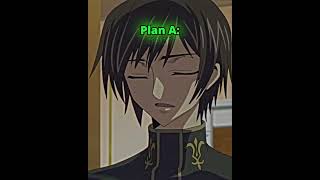 Lelouch and Suzaku  Plan A vs Plan B  My Ordinary Life  Code Geass edit shorts [upl. by Assenat]