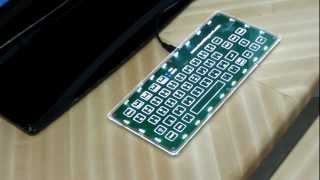 USB Capacitive Touch Qwerty Keyboard [upl. by Edith]