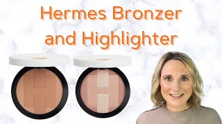 New Hermes Bronzer and HighlighterH Trio Healthy Glow Mineral Powder and Iridescent Powder [upl. by Ahsena]