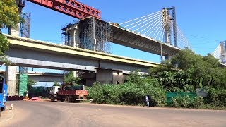 New Mandovi bridge 13918  A complete tour [upl. by Ervin]