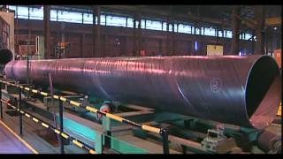 Spiral Welded Pipe Manufacturing Process [upl. by Ahsratal]