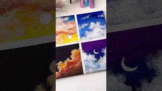 Beautiful✨ 4 seasons painting🎨painting shorts youtubeshorts shortsfeed viralshort [upl. by Thibault]