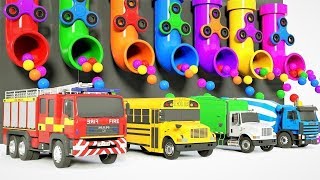 Camion Tracteur pour enfants voiture apprendre les couleurs train [upl. by Iadam]