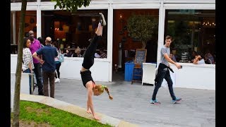 GYMNASTICS IN PUBLIC [upl. by Eniffit]