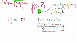 95 Betrouwbaarheidsinterval berekenen1 WiskundeA Havo [upl. by Notsahc751]