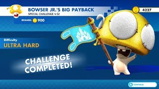 Mario  Rabbids Kingdom Battle  Special Challenge 4S2 Bowser Jrs Big Payback [upl. by Ajssatsan]