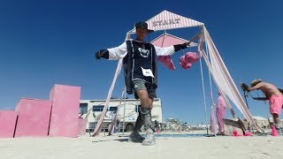 Dueling Musketeer in the Burning Man Ultramarathon 2017 50Km Race [upl. by Silra871]