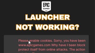 Epic Games Not Loading  Why is my epic games launcher not working [upl. by Diamante849]