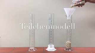 Teilchenmodell  Mischung von Alkohol und Wasser [upl. by Almeda]