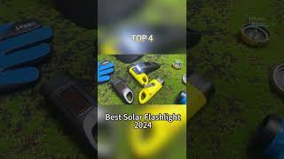 TOP 4 Best Solar Flashlight 2024 [upl. by Parthen731]