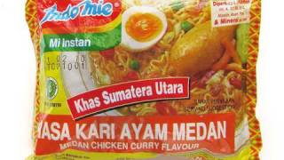 No4279 Indomie Indonesia Rasa Kari Ayam Medan HALAL [upl. by Sandler357]