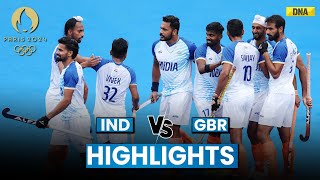 IND Vs GBR Hockey Highlights Harmanpreet Shines India Beat Great Britain At Paris Olympics 2024 [upl. by Lula]