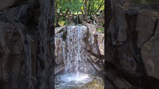 Artificial waterfall at the quotKharebaquot winery Kvareli Kakheti Georgia [upl. by Drofxer]