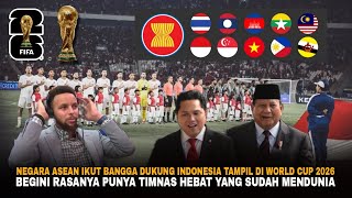 Jadi Perwakilan Timnas Dibanggakan ASEAN Ke Piala Dunia Dukungan Penuh Untuk Indonesia [upl. by Aliban]