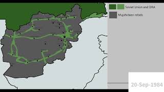 SovietAfghan War  Every DayWeek 19791989 [upl. by Shelby]