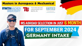 SoP Correction  MS in Aerospace amp Mechanical RWTHAachenUniversity TUBerlinTV tu9german Sep 2024 [upl. by Ettennor]