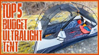 Top 5 Best Budget Ultralight Tent  Best Backpacking Tents [upl. by Chafee]