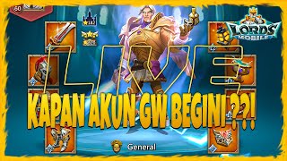 KAPAN GEAR GW MYTHIC  FULL CHAMPS   Lords Mobile Indonesia [upl. by Aivin]