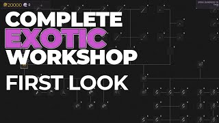 FIRST LOOK AT ICARUS COMPLETE EXOTIC WORKSHOP WEAPONS TOOLS amp ACCESSORIES [upl. by Aicre]