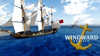 ROBLOX WINDWARD  Royal Navy RED VS Pirate 1v1 [upl. by Quirk60]