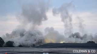 Didcot Cooling Tower demolition [upl. by Drooff]