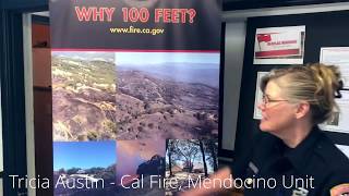 Tricia Austin of the Cal Fire Mendocino Unit talks defensible space [upl. by Candace]