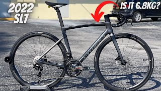 CLIMBING TARMAC SL7 BUILD 2022 SPECIALIZED SWORKS TARMAC SL7 CAMPPY BUILD [upl. by Ogram289]