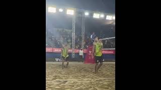 Brasil x Noruega Mundial de Vôlei de Praia Copacabana [upl. by Catherina32]