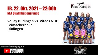 NLA Volleyball Volley Düdingen  Viteos NUC [upl. by Vano]