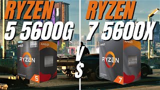 Ryzen 5600g vs Ryzen 5700x com RTX 3060 12GB Testes em 10 Games 2023 [upl. by Dnomad]