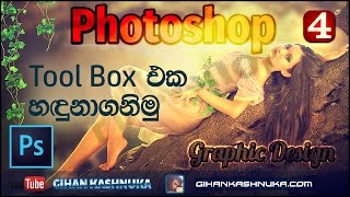 Photoshop Sinhalen  Photoshop Toolbox  An Introduction  4 [upl. by Alakim]