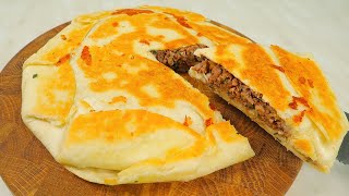 Incredible Quick dinner ready in 10 minutes A simple tortilla recipe Minced meat recipe [upl. by Tessie]