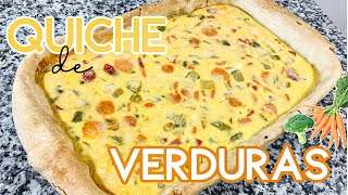 QUICHE DE VERDURAS comidasanayrica FACILISIMO [upl. by Eenobe230]