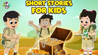 Short Stories For Kids  Top Best Stories  English Cartoon  Moral Stories  PunToon Kids [upl. by Beffrey841]