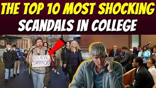 The Top 10 Most Shocking Scandals in College  Creepshow [upl. by Ahsinyd]