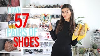 😱CLEAR OUT My SHOE Collection With Me 57 PAIRS OF SHOES😱 [upl. by Noe]