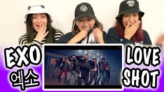 KPOP REACTION EXO 엑소  LOVE SHOT [upl. by Saffren]