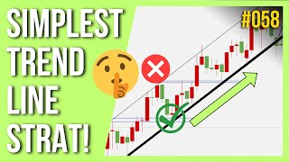 Easy Trendline Strategy MUST WATCH  EP058 [upl. by Madlin172]