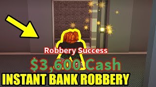 NEW INSTANT BANK ROBBERY GLITCH  Roblox Jailbreak Mythbusters [upl. by Yelsek]