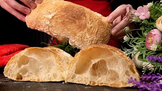 Das Rezept gehört meiner Urgroßmutter Die ganze Familie liebt dieses Ciabatta Rezept [upl. by Llirred867]