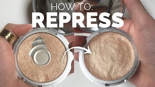 How to REPRESS a Powder Fix broken eyeshadows [upl. by Gnilrits]