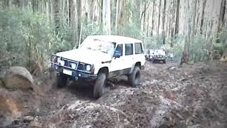 Ford Maverick offroad Australia  Nissan Patrol GQ [upl. by Amati170]