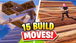 15 Build Moves you MUST Learn Beginner to Pro  Fortnite Tips and Tricks [upl. by Opportina660]